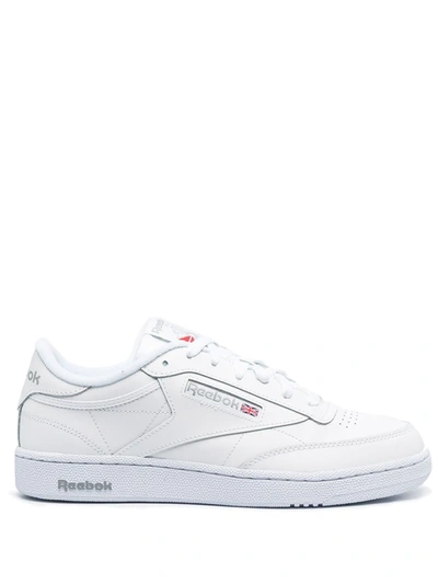 Reebok Classic Leather Sneaker In White/ White/ Grey