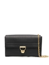 COCCINELLE CHAIN-LINK DETAIL CROSSBODY BAG