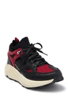 Brandblack Aura Sneaker In Black Red