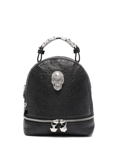 Philipp Plein Mini Crystal Skull Backpack In Black ModeSens