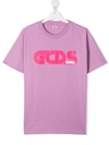 GCDS TEEN LOGO-PRINT T-SHIRT