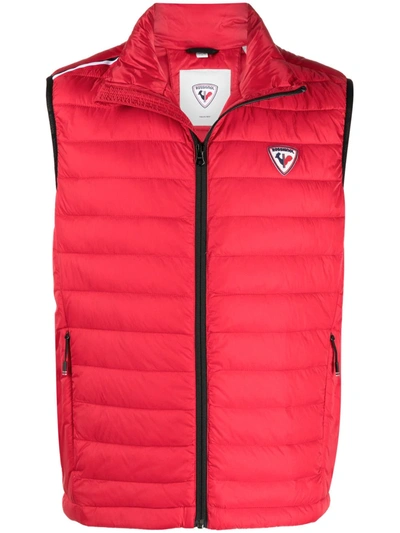 Rossignol Lightweight Padded Gilet In Red