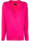 TOM FORD PLUNGING V-NECK JUMPER