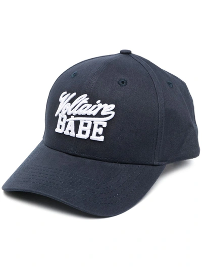 Zadig & Voltaire Voltaire Babe Baseball Cap In Blue