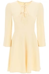 SEE BY CHLOÉ CREPE DRESS WITH BOWS,CHS21URO07012 293