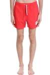 THOM BROWNE BEACHWEAR IN RED POLYAMIDE,MTT001E05413600