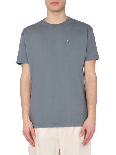Vivienne Westwood Crew Neck T-shirt In Grey