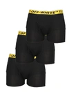 OFF-WHITE PACK OF THREE BOXERS,198565