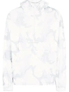 Dolce & Gabbana Jersey Hoodie With Camouflage Print In White