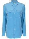 Equipment Chest Pockets Shirt In Light Blue