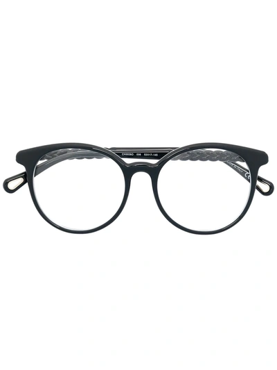 Chloé Round-frame Glasses In Black