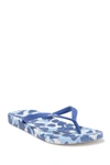 Joules Printed Flip Flop In Whtpetals