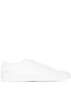 Common Projects White Perforated Achilles Low Sneakers In White