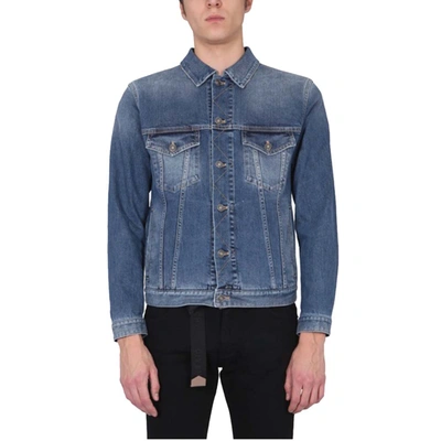 Pre-owned Givenchy Blue Denim Jacket Size Xl