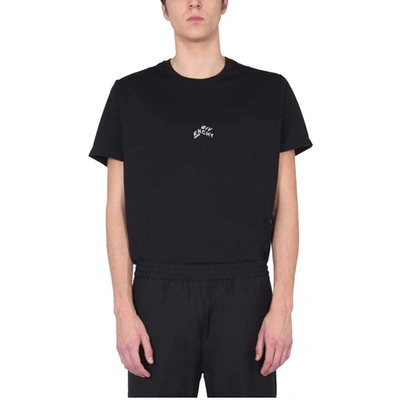 Pre-owned Givenchy Black Abstract Logo Crew Neck T-shirt Size Xl