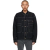 Undercover Buttoned Denim Blouson Jacket In Black