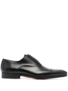 MAGNANNI NEGRO LEATHER OXFORD SHOES