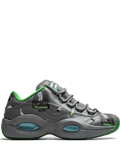 Reebok Question Low Sneakers In Grey