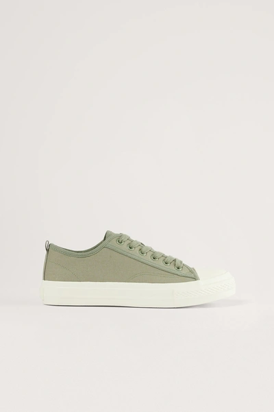 Na-kd Low Lace Up Trainers - Green