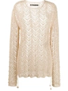 JIL SANDER SEMI-TRANSPARENTT SWEATER