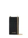 ALEXANDER MCQUEEN PHONE AND CARD CASE