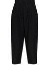HOMME PLUS COMME DES GARCONS CROPPED TAILORED TROUSERS