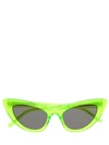 Saint Laurent New Wave Sl 213 Lily Sunglasses In Green