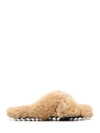 OFF-WHITE SLIPPER IN SHEARLING