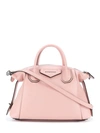 Givenchy Small Antigona Soft Bag In Smooth Leather In Pink