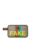 GUCCI FAKE-NOT PRINT COSMETIC CASE