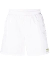 GUCCI SWIM SHORTS WITH WEB DETAIL AND GUCCI LABEL