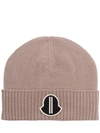 MONCLER LOGO-PATCH BEANIE