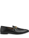 GUCCI LEATHER HORSEBIT LOAFER WITH WEB