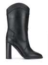 SAINT LAURENT KATE BOOTIES IN SMOOOTH LEATHER