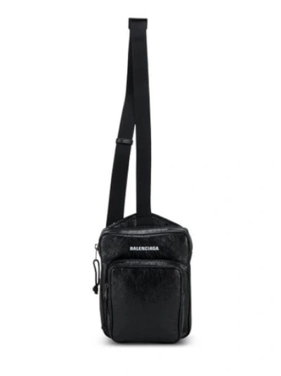 Balenciaga Explorer Messenger Bag In Black