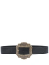 ISABEL MARANT LARGE BUCKLE LEATHER BELT