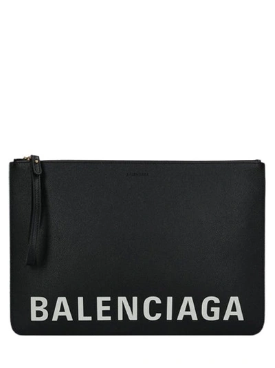 Balenciaga Cash Pouch L In Black