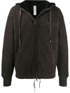 GIORGIO BRATO HOODED SHEEPSKIN JACKET