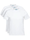 Prada Triangle-logo T-shirt (pack Of Three) In White