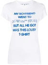 Off-white Slogan Print T-shirt In White
