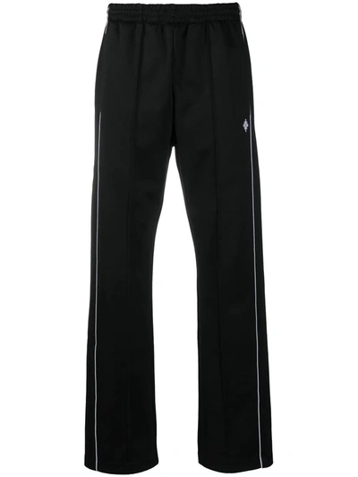 Marcelo Burlon County Of Milan Cross Loose Track Pants In Black