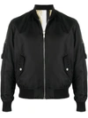 VERSACE BLACK LOGO BOMBER JACKET