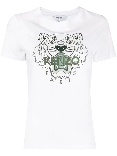 Kenzo Classic Tiger Classic Tshirt In White