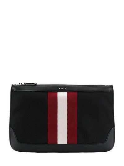 Bally Trainspotting Cayard Pouch In Black,red,white