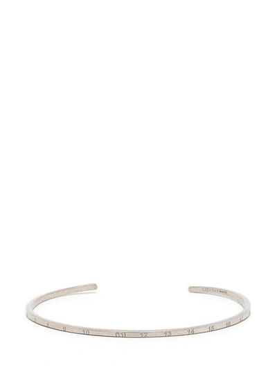 Maison Margiela Numbers Bracelet In Silver