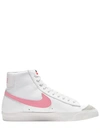 NIKE WHITE NIKE BLAZER MID 77 VINTAGE SNEAKERS