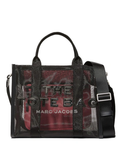 Marc Jacobs Small The Mesh Tote Bag In Black