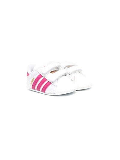 Adidas Originals Babies' Adidas Superstar Crib Sneakers In White