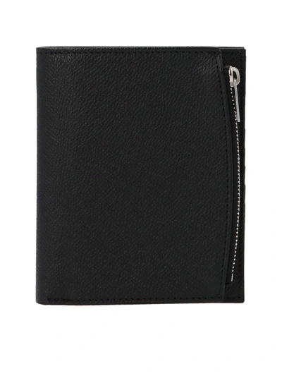 Maison Margiela Zipped Wallet In Black