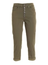 DONDUP KOONS PANTS IN ARMY GREEN